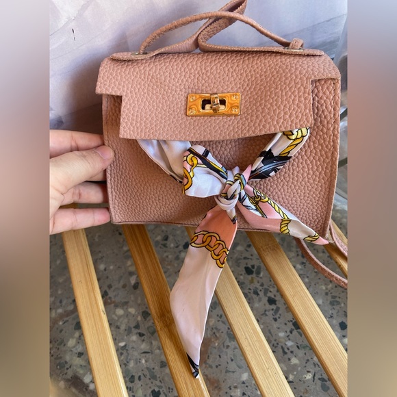 Mini Bag with Silk Scarf - Picture 3 of 7